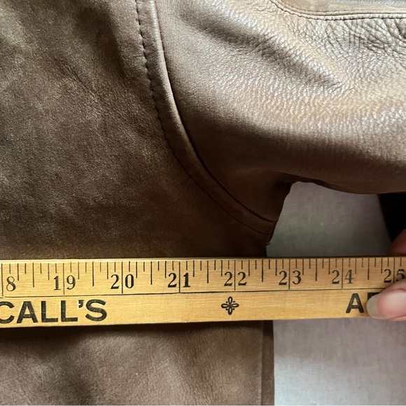 Vintage MIX leather ranch oversized jacket Sz L - Picture 11 of 14